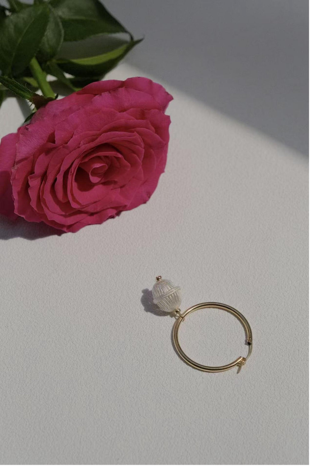 Dawn Star Middle Hoop Earrings