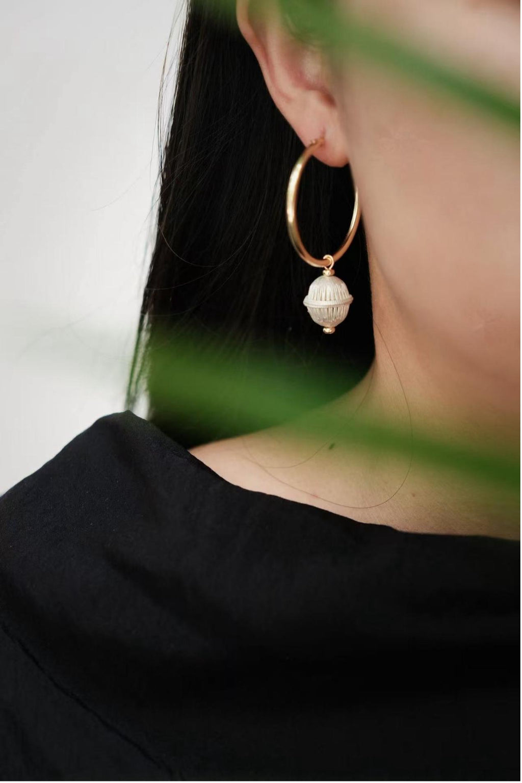 Dawn Star Large Hoop Earrings