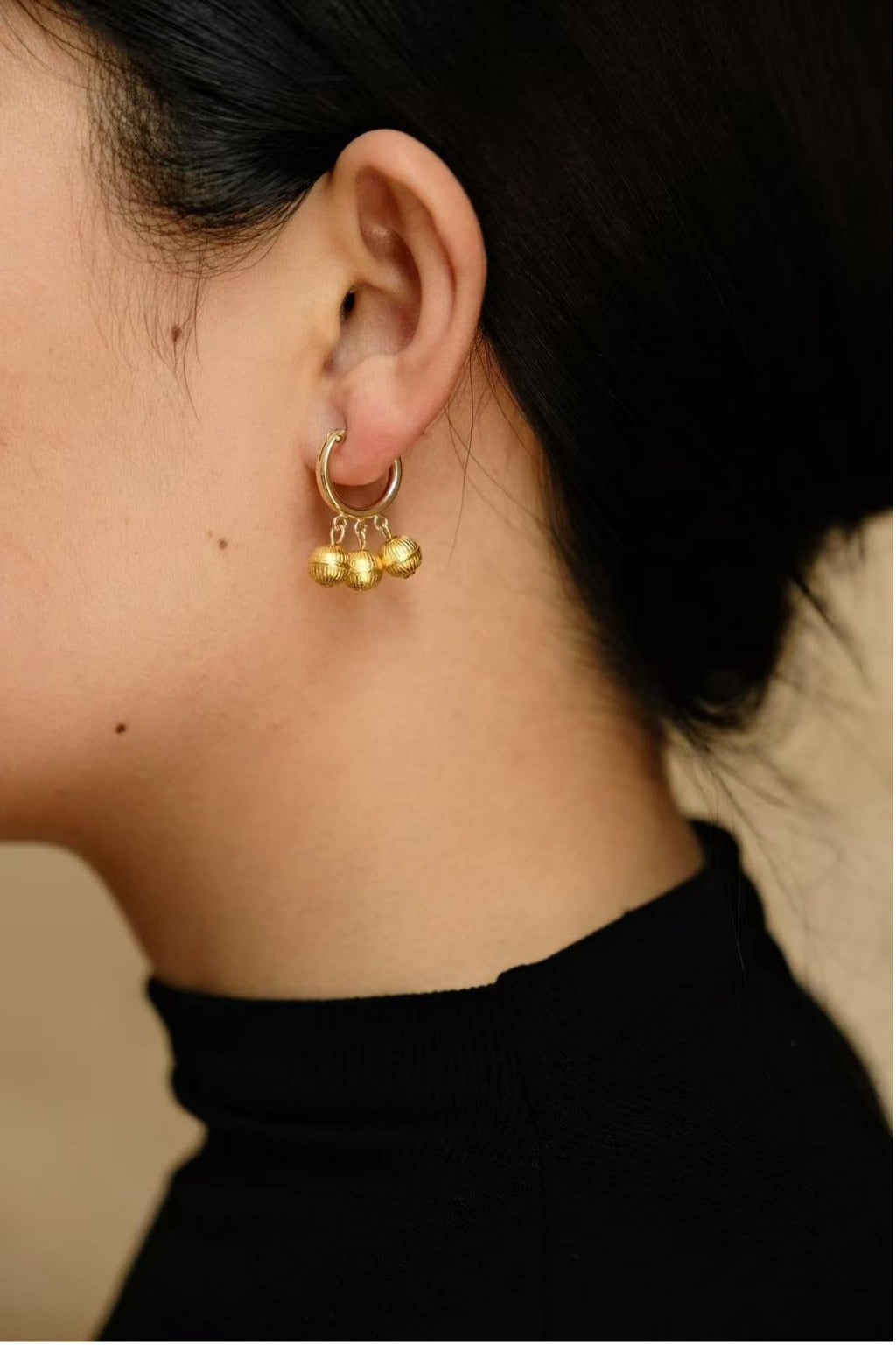 Eternal Triple-Strand Earrings