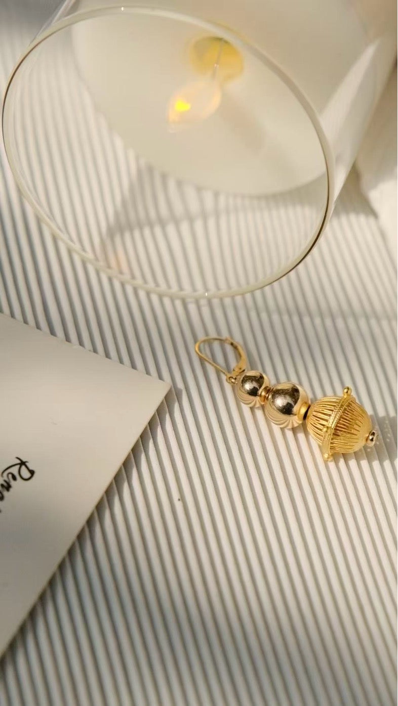 Dawn Star Double Orb Earrings