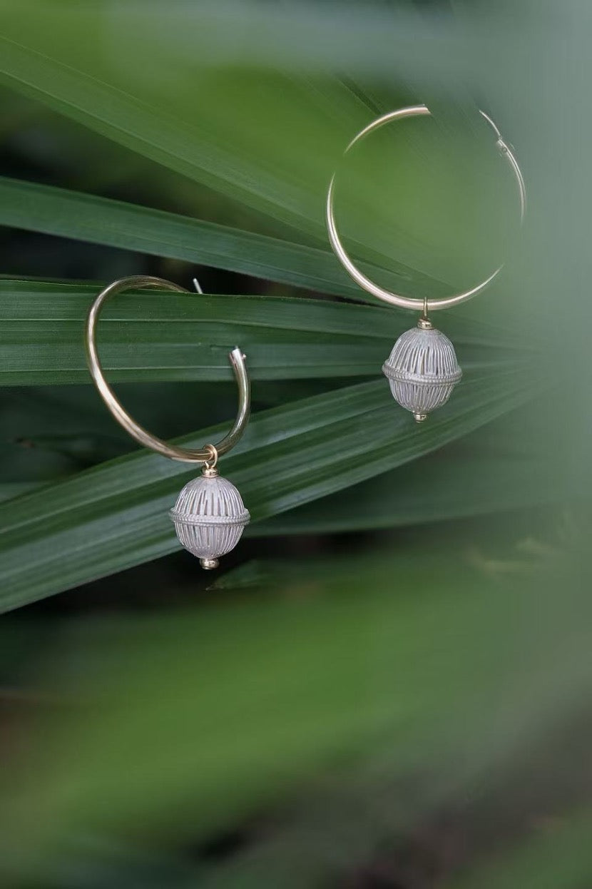 Dawn Star Large Hoop Earrings