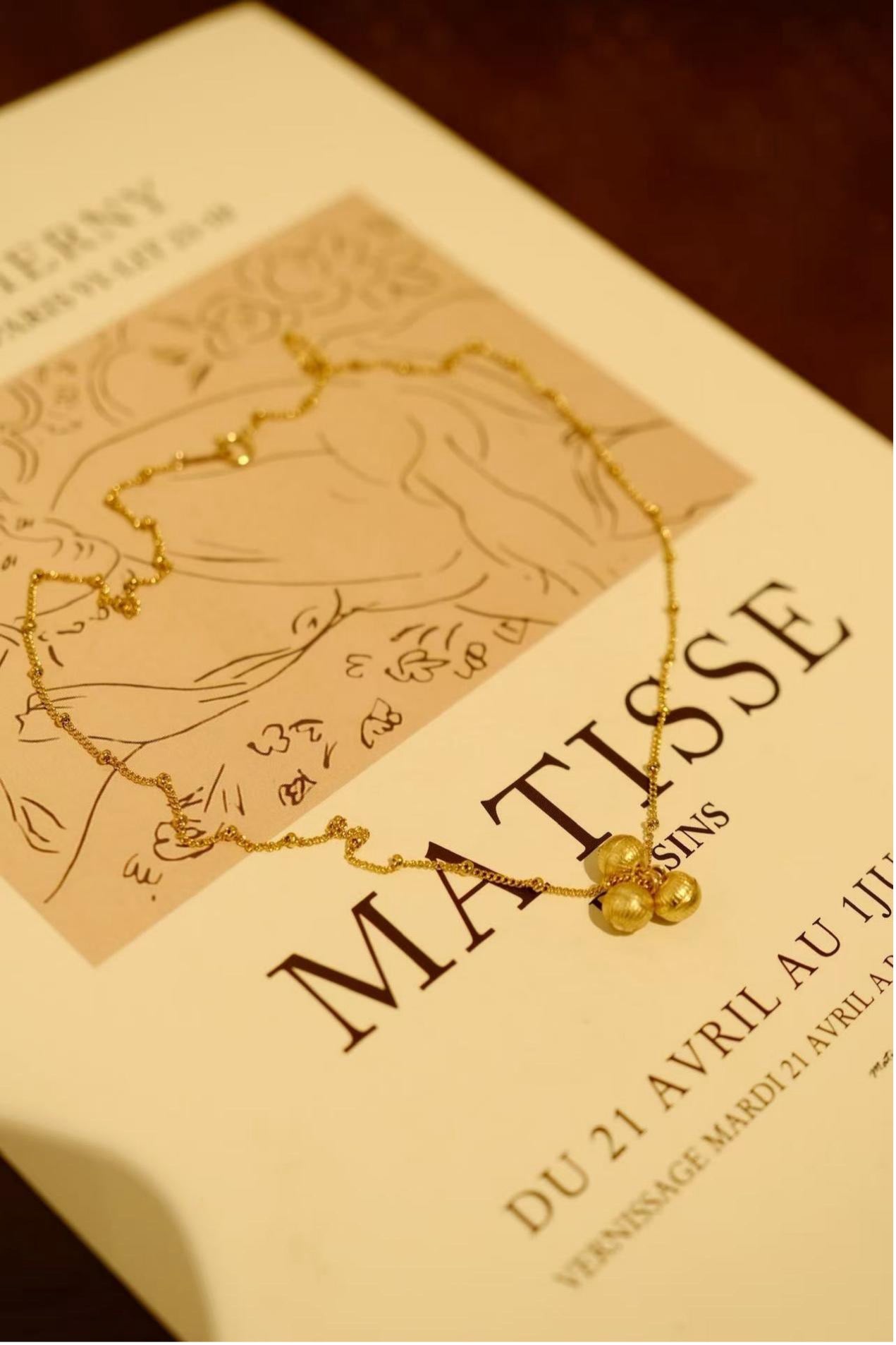 Eternal Triple-Strand Necklace