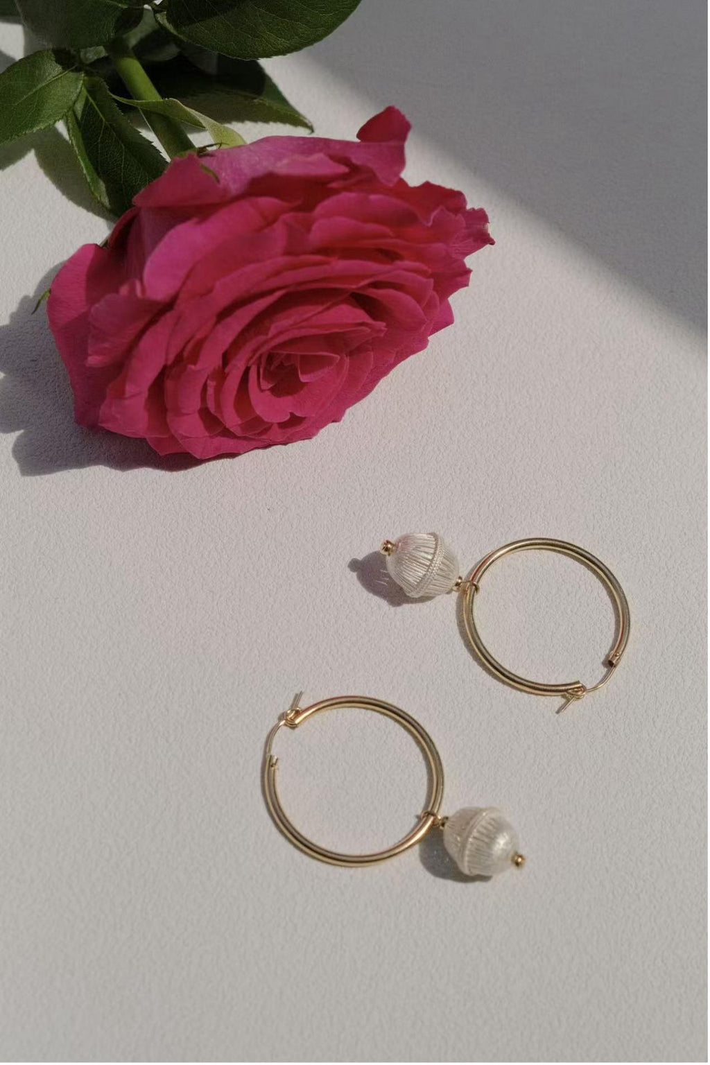 Dawn Star Middle Hoop Earrings