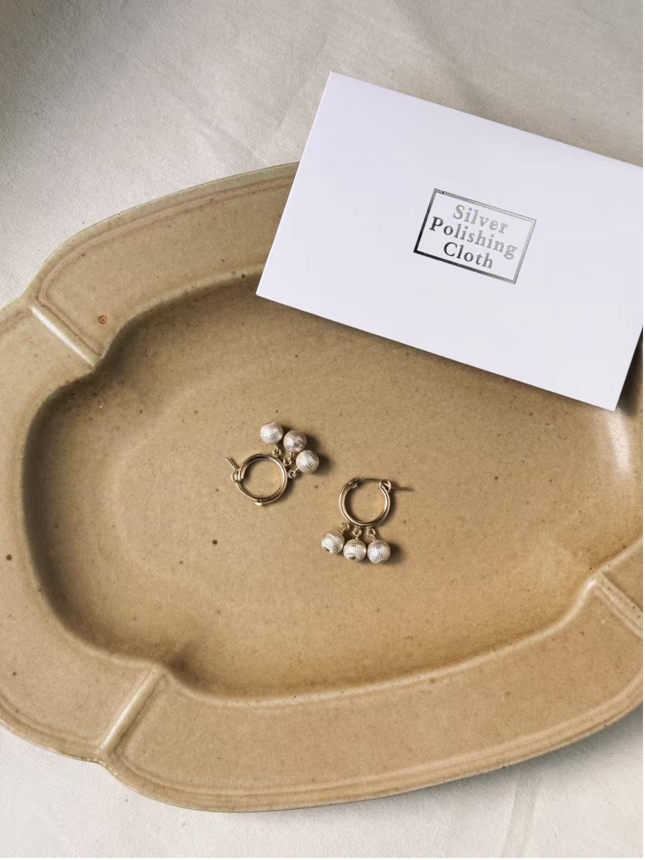 Eternal Triple-Strand Earrings