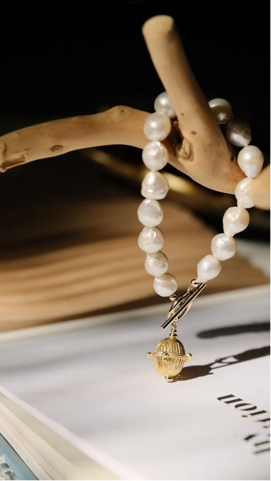 Dawn Star Barque Pearl Bracelet